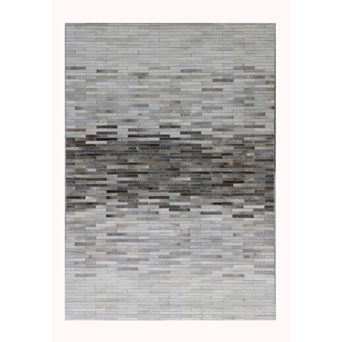 Pasargad Home Galaxy Collection Silver Cowhide Area Rug-12' 0'' X 15' 0'' ptx-1960 12x15
