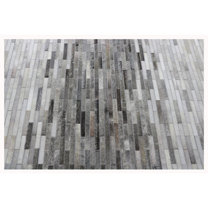 Pasargad Home Galaxy Collection Silver Cowhide Area Rug-12' 0'' X 15' 0'' ptx-1960 12x15