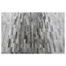 Pasargad Home Galaxy Collection Silver Cowhide Area Rug-10' 0'' X 14' 0'' ptx-1960 10x14