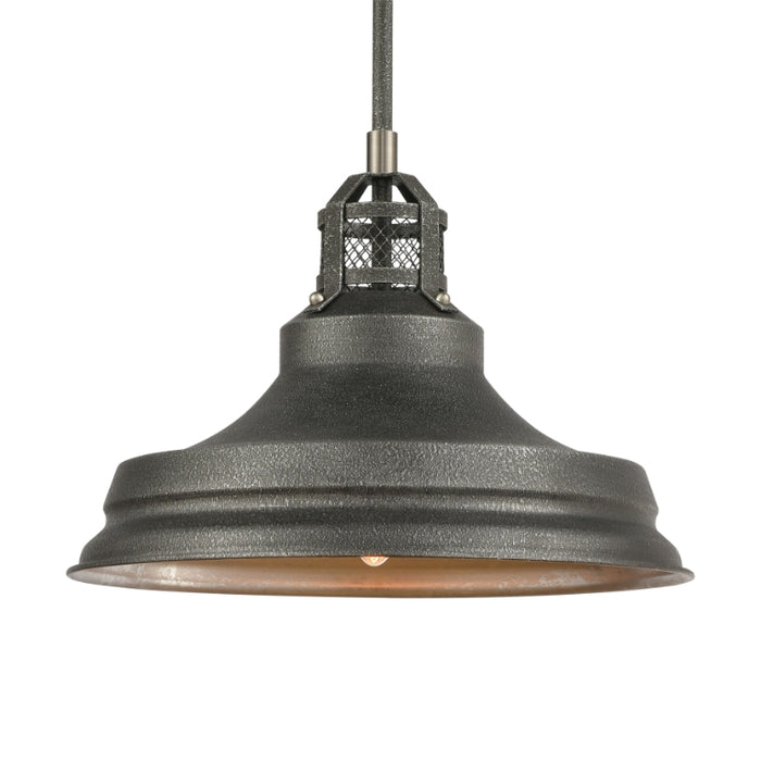 Elk Lighting Carbondale Slate Mist 15'' Wide 1-Light Pendant