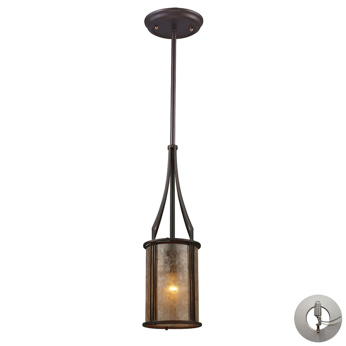 Elk Lighting Barringer Aged Bronze Mini Pendant