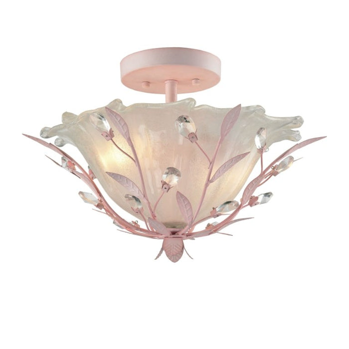 Elk Lighting Circeo Antique White Semi Flush Mount