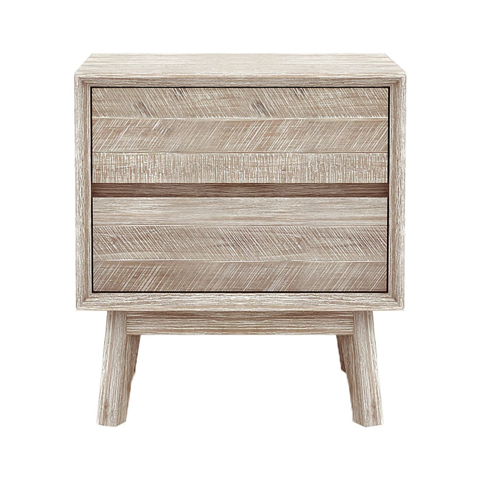 LH Imports Gia 2 Drawer Nightstand GIA002