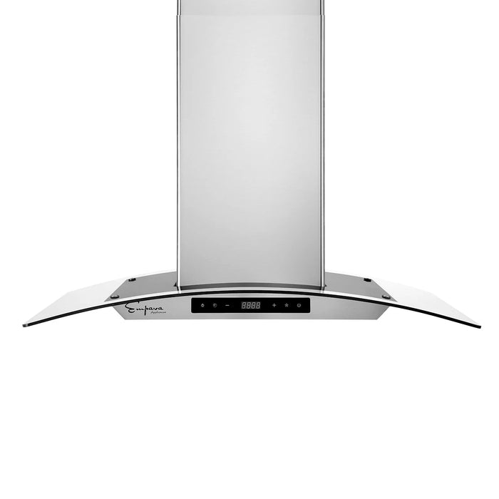 Empava 36 inch Kitchen 400 CFM Island Wall Mount Ducted Range Hood EMPV-36RH09