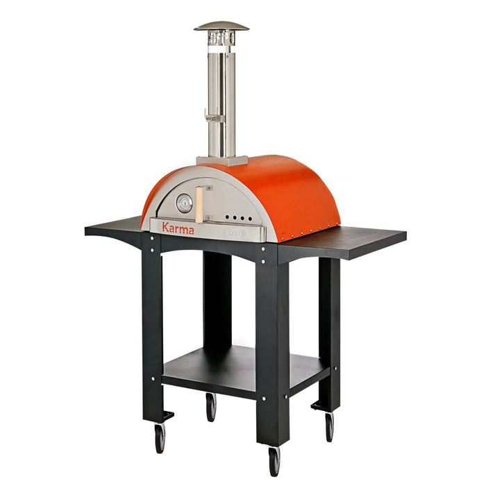 WPPO Karma 25" Wood Fired Pizza Oven with Stand WKK-01S-WS-RED