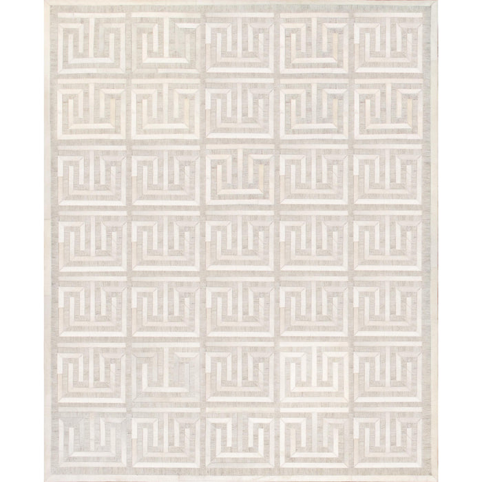 Pasargad Home Galaxy Collection Multi Cowhide Area Rug- 8' 0'' X 10' 0'' ptx-3138 8x10