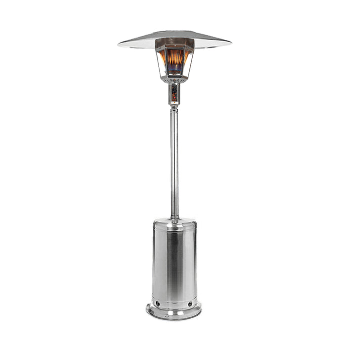 RADtec 96" Real Flame Natural Gas Patio Heater Stainless Steel Finish