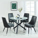 Worldwide Home Furnishings Suzette-Dining Table, 40"Dia-Black Round Dining Table 201-476-40