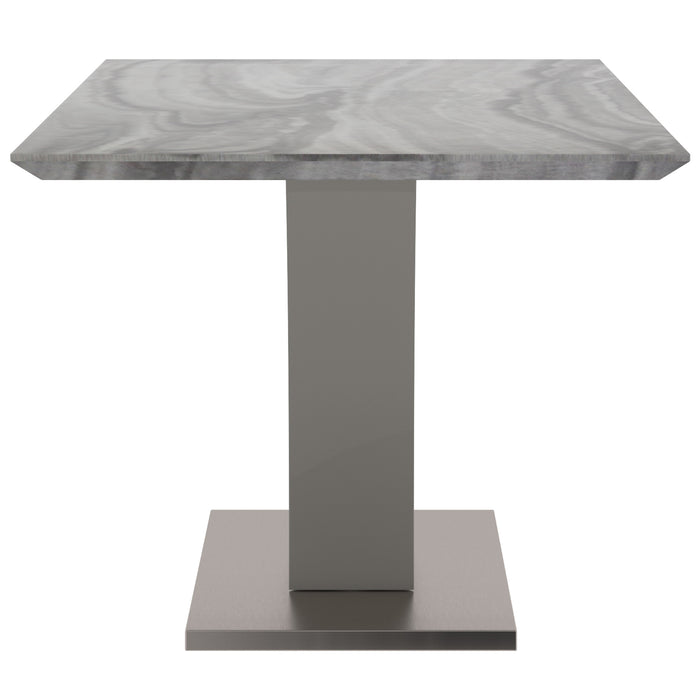 Worldwide Home Furnishings Napoli-Dining Table-Grey Rectangular Dining Table 201-545GY