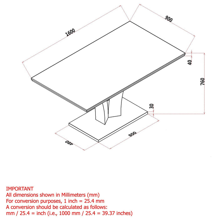 Worldwide Home Furnishings Napoli-Dining Table-Grey Rectangular Dining Table 201-545GY