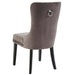 Worldwide Home Furnishings Rizzo-Side Chair-Grey Side Chair, Set Of 2 202-080GY