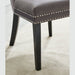 Worldwide Home Furnishings Rizzo-Side Chair-Grey Side Chair, Set Of 2 202-080GY