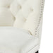 Worldwide Home Furnishings Rizzo-Side Chair-Ivory Side Chair, Set Of 2 202-080IV