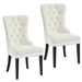 Worldwide Home Furnishings Rizzo-Side Chair-Ivory Side Chair, Set Of 2 202-080IV