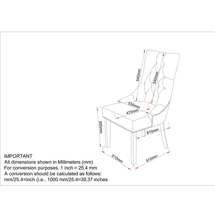 Worldwide Home Furnishings Rizzo-Side Chair-Ivory Side Chair, Set Of 2 202-080IV