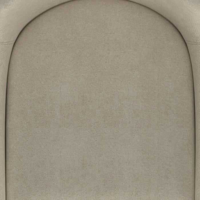 Worldwide Home Furnishings Bianca-Side Chair-Beige/Black Leg Side Chair, Set Of 2 202-086BG/BK