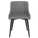 Worldwide Home Furnishings Bianca-Side Chair-Grey/Black Leg Side Chair, Set Of 2 202-086GY/BK