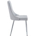 Worldwide Home Furnishings Devo-Side Chair-Light Grey Side Chair, Set Of 2 202-087LG