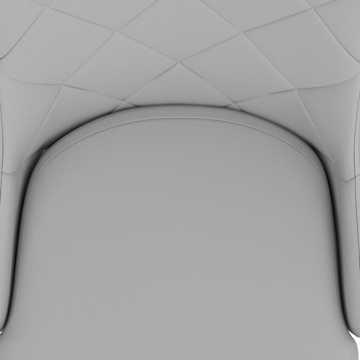 Worldwide Home Furnishings Devo-Side Chair-Light Grey Side Chair, Set Of 2 202-087LG