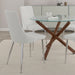 Worldwide Home Furnishings Devo-Side Chair-White Side Chair, Set Of 2 202-087WT