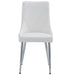 Worldwide Home Furnishings Devo-Side Chair-White Side Chair, Set Of 2 202-087WT