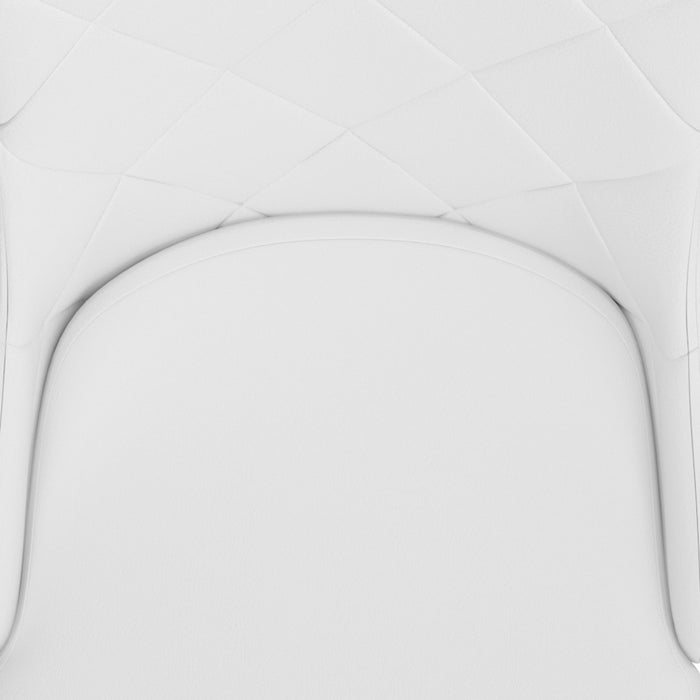 Worldwide Home Furnishings Devo-Side Chair-White Side Chair, Set Of 2 202-087WT