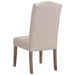 Worldwide Home Furnishings Lucian-Side Chair-Beige Side Chair, Set Of 2 202-157BG