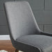 Worldwide Home Furnishings Mia-Side Chair-Dark Grey/Grey Leg Side Chair, Set Of 2 202-247GY/DG