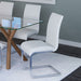 Worldwide Home Furnishings Maxim-Side Chair-White Side Chair, Set Of 2 202-489WT