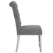 Worldwide Home Furnishings Chloe-Side Chair-Grey Side Chair, Set Of 2 202-552GY
