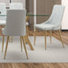 Worldwide Home Furnishings Antoine-Side Chair-Light Grey Side Chair, Set Of 2 202-573LG