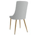 Worldwide Home Furnishings Antoine-Side Chair-Light Grey Side Chair, Set Of 2 202-573LG