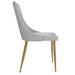 Worldwide Home Furnishings Antoine-Side Chair-Light Grey Side Chair, Set Of 2 202-573LG