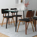 Worldwide Home Furnishings Zuni-Side Chair Pu-Black Side Chair, Faux Leather 202-581PUBK