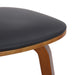 Worldwide Home Furnishings Zuni-Side Chair Pu-Black Side Chair, Faux Leather 202-581PUBK