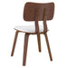 Worldwide Home Furnishings Zuni-Side Chair Pu-White Side Chair, Faux Leather 202-581PUWT