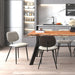 Worldwide Home Furnishings Capri-Side Chair-Light Grey Side Chair, Set Of 2 202-591LGY