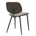 Worldwide Home Furnishings Capri-Side Chair-Light Grey Side Chair, Set Of 2 202-591LGY