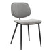 Worldwide Home Furnishings Capri-Side Chair-Light Grey Side Chair, Set Of 2 202-591LGY