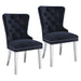 Worldwide Home Furnishings Hollis-Side Chair-Black Side Chair, Set Of 2 202-614BLK