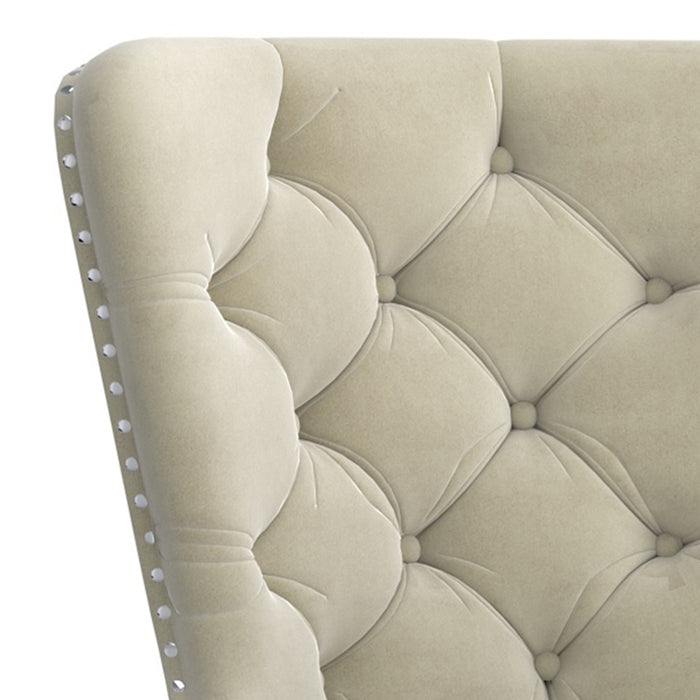 Worldwide Home Furnishings Hollis-Side Chair-Ivory Side Chair, Set Of 2 202-614IV