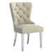 Worldwide Home Furnishings Hollis-Side Chair-Ivory Side Chair, Set Of 2 202-614IV