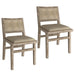 Worldwide Home Furnishings Clive-Side Chair-Beige Side Chair, Set Of 2 202-617BG