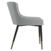 Worldwide Home Furnishings Xander-Side Chair-Light Grey Side Chair, Set Of 2 202-620LG