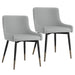 Worldwide Home Furnishings Xander-Side Chair-Light Grey Side Chair, Set Of 2 202-620LG