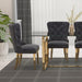 Worldwide Home Furnishings Mizal-Side Chair-Grey Side Chair, Set Of 2 202-629GRY