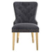 Worldwide Home Furnishings Mizal-Side Chair-Grey Side Chair, Set Of 2 202-629GRY