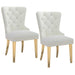 Worldwide Home Furnishings Mizal-Side Chair-Ivory Side Chair, Set Of 2 202-629IV