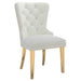 Worldwide Home Furnishings Mizal-Side Chair-Ivory Side Chair, Set Of 2 202-629IV