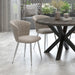 Worldwide Home Furnishings Orchid-Side Chair-Grey/Silver Side Chair, Set Of 2 202-651GY_CH